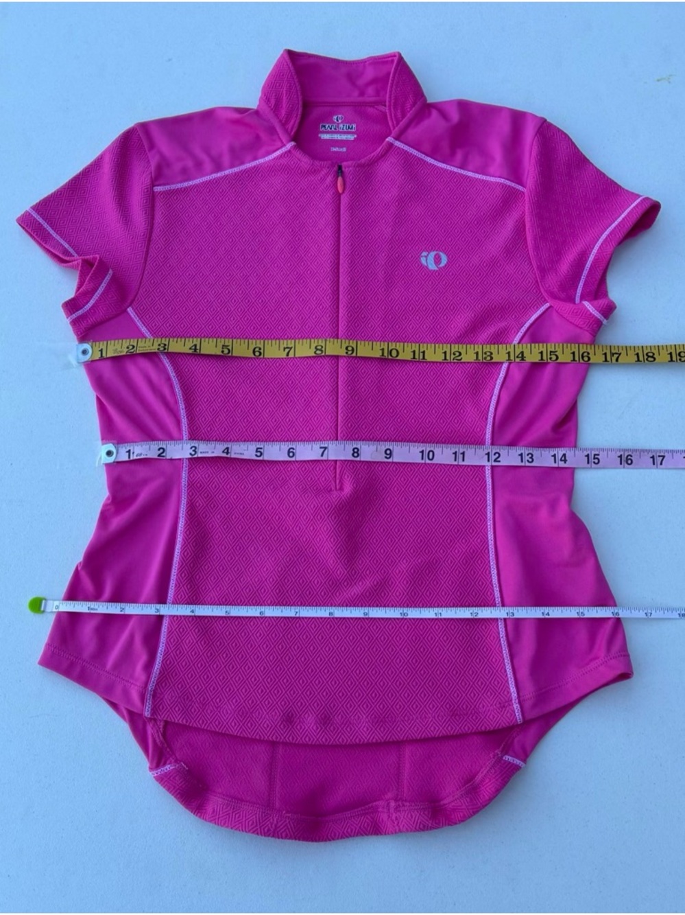 Pearl Izumi Women's Bright Pink Short Sleeve Cycling Jersey - Picture 6 of 7